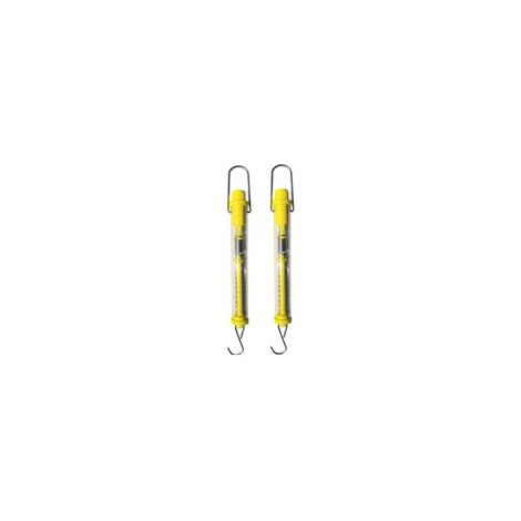 Lot de 2 balances à ressort dynamométrique 5 N / 500 g, en plastique, pour mesure de force Newton –