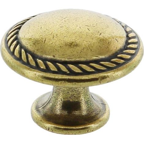 Pomolo Antichizzato Art.24223 Mm.30 Oro Valenza 50 Pz