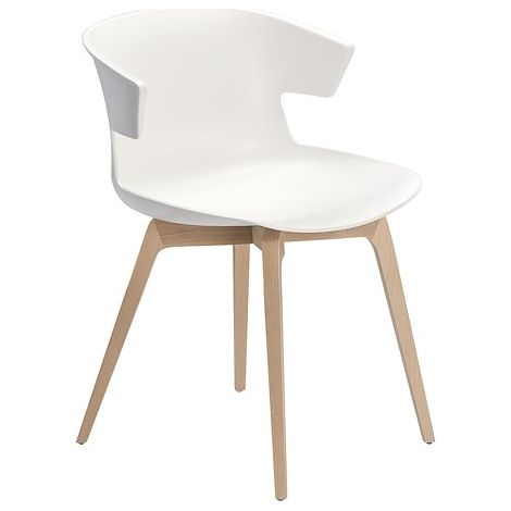 Fauteuil Cove coque blanche - Maxiburo (1/4)