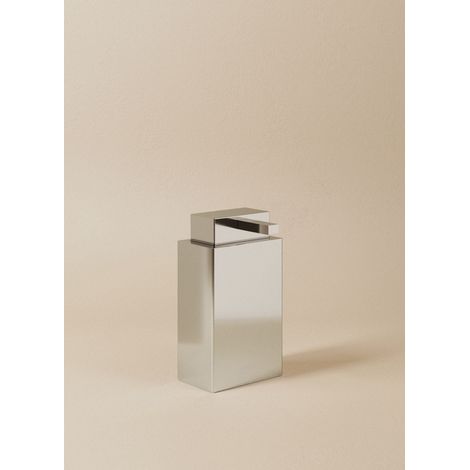 COSMIC Bathlifea porte-savon liquide distributeur de savon chrome à poser sur plan (275 ML) (1/5)
