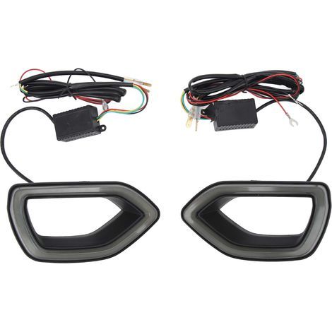 Calandre supérieure avec éclairage LED étanche IP67, lentille noire fumée, référence 68417504AB, compatible avec Dodge Charger SRT Scat Pack (1/5)