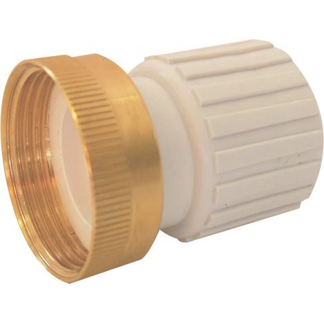Raccordo per tubo flessibile in PVC, senza colla all'estremità e dado femmina 33x42
