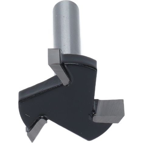 Fraise à graver multifonctionnelle à trois lames de type T (avec boîte de rangement) – adaptée au rainurage CNC et au pliage de bords (noire) (1/5)