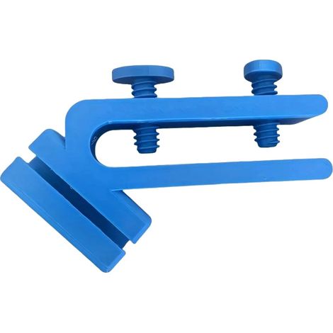 Wasserrohrschelle, verstellbares Design, robuste Konstruktion, Blau (1/2)
