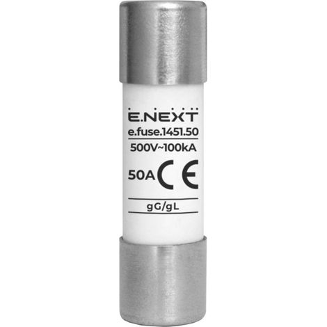 E.NEXT i0610024 Fusible cylindrique gG 50A 14x51 500V AC