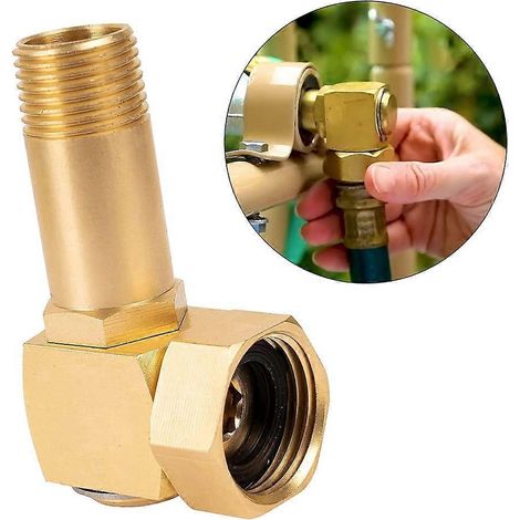 Raccord pivotant pour enrouleur de tuyau d'arrosage, adaptateur de rechange pour enrouleur de tuyau d'arrosage (1/4)