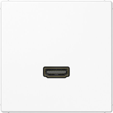 Jung HDMI, termoplástico, serie LS, blanco alpino MA LS 1112 WW