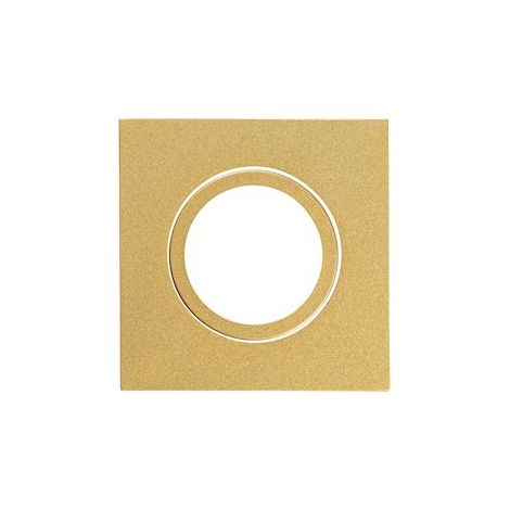 collerette - pour spot europole led up uni - carré - doré - orientable - europole 5736
