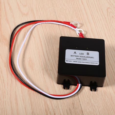 Ortviai Égaliseur de Batteries Solaires pour Accumulateurs au Plomb 2×12 V HA01 Courant jusqu’à 5 A (1/3)