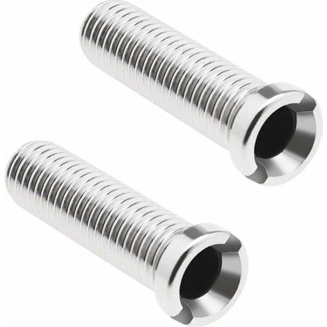 Vis Crépine Évier Cuisine Acier Inox 304, Vis Connecteur M12x45mm pour Bouchon Crépine Lavabo (1/4)