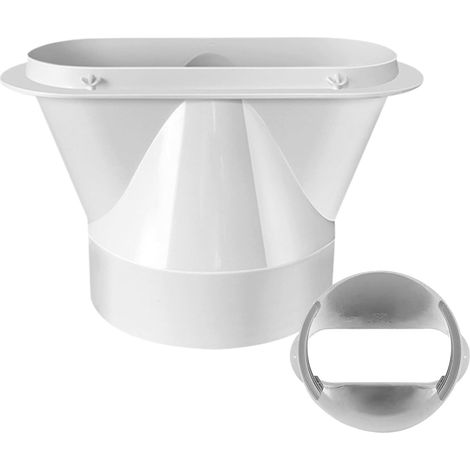 Condizionatore d'aria, adattatore per tubo di scarico da 150 mm, tubo di scarico COLEESON, condizionatore d'aria, condizionatore d'aria in PVC, prolunga per tubo (1/5)