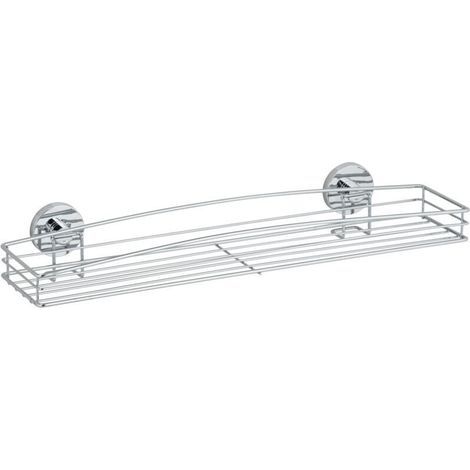 Étagère salle de bain MILAZZO, Vacuum-Loc - acier chromé, WENKO (1/4)