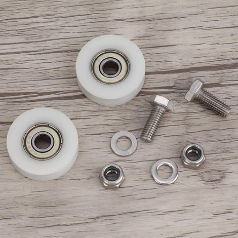 Ej.Life Tbest Laufrollen,Laufrolle Gewächshaus 28,Gewächshaus Türrollen,Er,Gewächshaus-Türrollen,Gewächshaus-Türräder 40 Mm,Räder Für Gewächshaustür,Gewächshaus,28 Mm,30 Mm Durchmesser,Ersatz-K A (1/5)