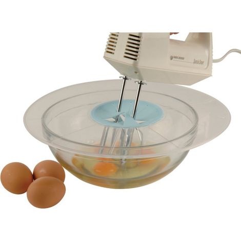 Ecran Anti-Éclaboussure En Silicone - Couvercle Protecteur Pour Bol À Mélanger Et Casserole - 1 Pièce (1/5)