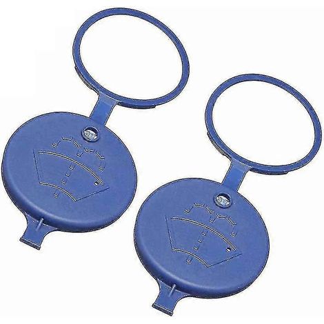 Lot de 2 bouchons de réservoir de liquide lave-glace pour Peugeot Citroën