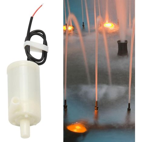 1 Pompe submersible,3V-6V,Faible bruit,Débit 80-120L/h,Hauteur 40-110cm,Aquarium Jardin