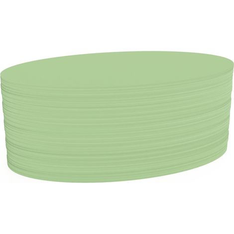 Magnetoplan Kommunikationskarte oval, 190 x 110 mm, 500 Stück, grün, oval 192 x 111 mm, 500 BL 500 Stk