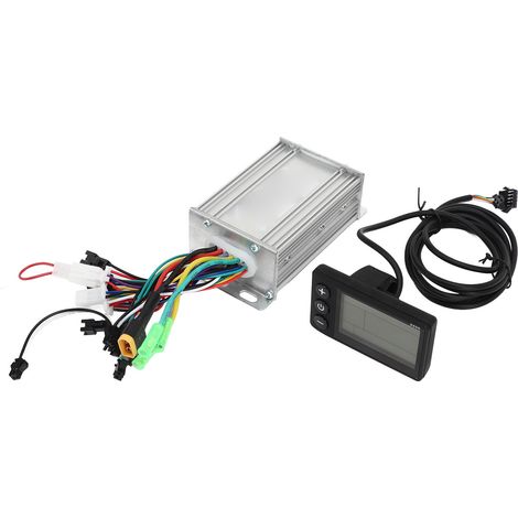 Kit de commande de moteur sans balais avec écran LCD, excellente dissipation de chaleur, adapté aux contrôleurs de moteur de scooters et de vélos électriques. (1/5)