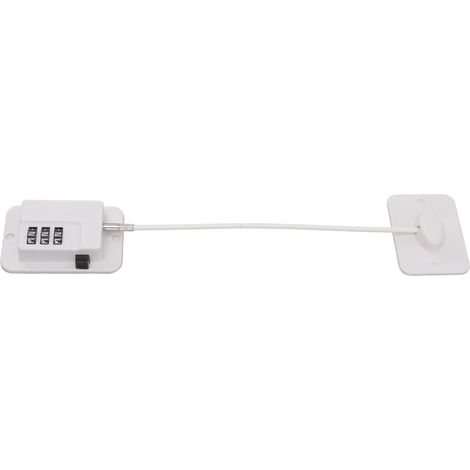 Sblocco facile tramite password con cavo per serratura per finestre, serratura portatile per frigorifero per la casa.