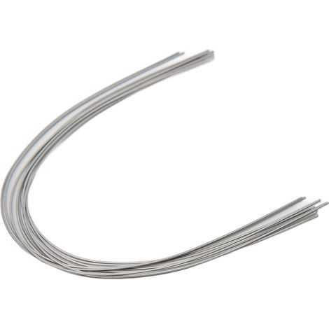 50 pièces Fil Orthodontique Rectangulaire en Nickel Titane 0.017 x 0.025 Pouce pour Arcade Supérieure (1/5)