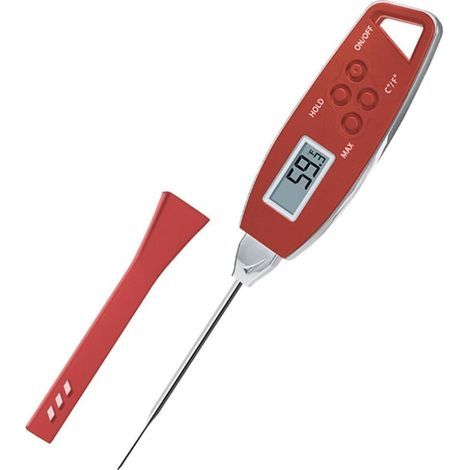 Thermomètre à aiguille alimentaire étanche de cuisine mesure de température précise et rapide thermomètre à eau thermomètre à barbecue (1/5)