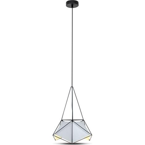 Lustre suspension, blanc (1/5)