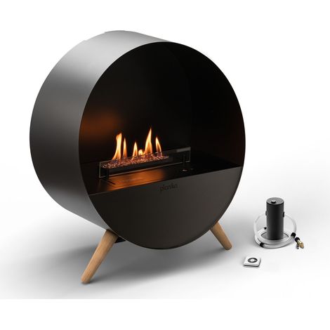 Planika – Wall and Floor Bubble, chimenea automática de bioetanol BEV de pared o de suelo, de diseño moderno y versátil para instalación en interiores. (1/5)