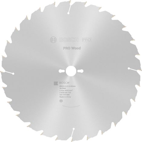 1x Lame de scie circulaire filaire PRO Wood pour scies stationnaires (1/5)