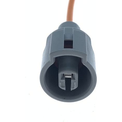 Honda 1-pin oil drain plug sensor connector 7283-1113-40, gray sheath, 1P with terminal – single plug
