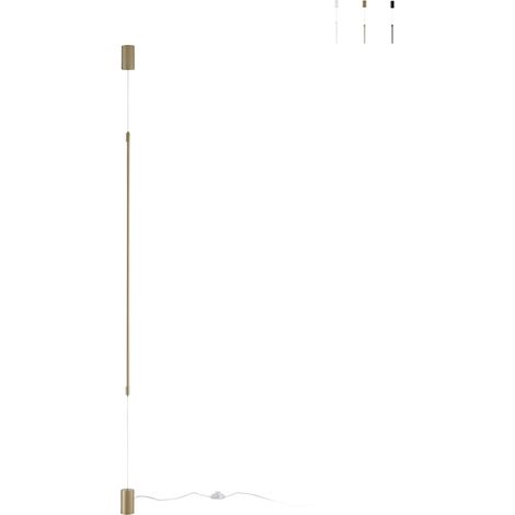 Stehlampe mit verstellbarem LED-Pendelleuchter Gravity - Gold