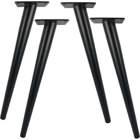 Set mit 4 Tischbeinen aus Metall, 30 cm lang, für moderne Möbel, Kommoden, Schränke, Schreibtische und Hocker Ersatz-Möbelbeine Tragkraft: 800 kg (1/4)