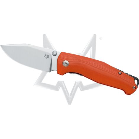 Fox/Vox Tur Fold. Orangefarbenes Messergriff G10-N690CO Satin Blade (1/2)