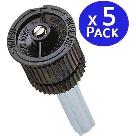 Lot de 5 Buse Rain Bird 15 VAN pour Diffuseurs d'Irrigation Arroseurs de Jardin à Angle Réglable Portée 4,5 Mètres