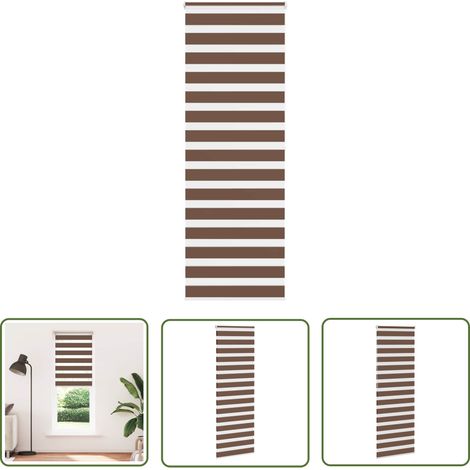 vidaXL Store zèbre marron 70x200 cm largeur du tissu 65,9 cm polyester (1/5)