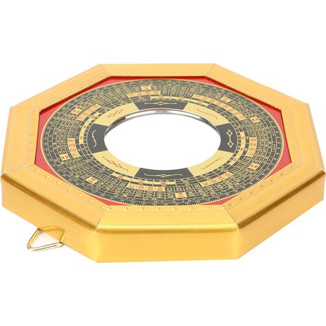 Les miroirs Bagua concaves et convexes traditionnels du Feng Shui chinois conviennent aussi bien aux maisons qu'aux entreprises, symbolisant la bonne fortune (côté concave). (1/3)