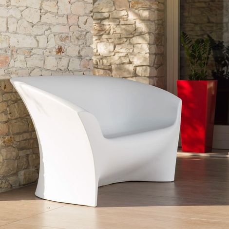 Poltrona sofa "Ohla" struttura in polietilene per esterno -Golden Rust (1/5)
