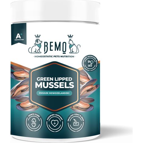 Mejillones de labios verdes Bemo - Mejillones de Nueva Zelanda para perros y gatos 130 g