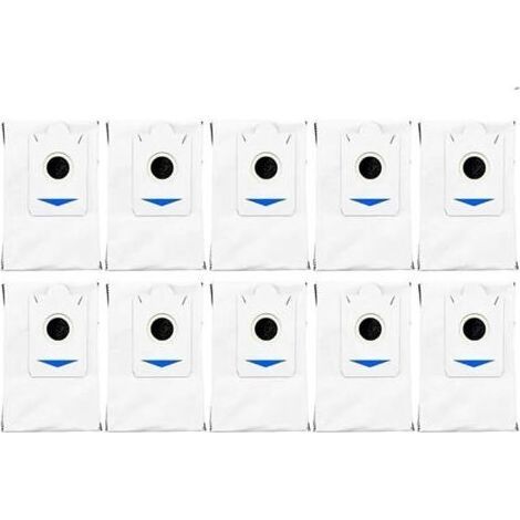 Kit de consommables compatibles Ecovacs T30 PRO/MAX : 10 paquets, charbon actif et sacs à poussière stériles pour robot aspirateur. (1/4)