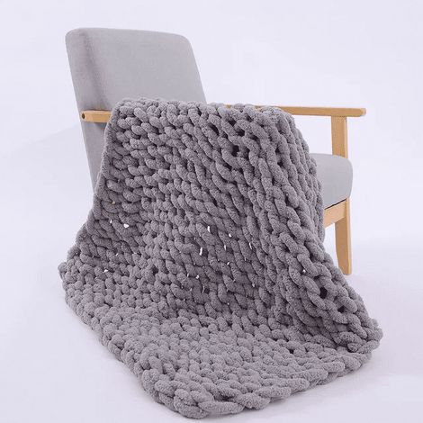 Couverture Chenille - 50 cm x 50 cm - Pour Salon Chambre - 1 Pièce (1/5)