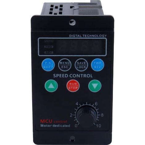 Convertisseur De Fréquence, Variateur De Fréquence 230 V, Entrée Monophasée, Sortie Triphasée, Variateur De Vitesse Pour Moteur 1 100 W, AC 220 V (1/5)