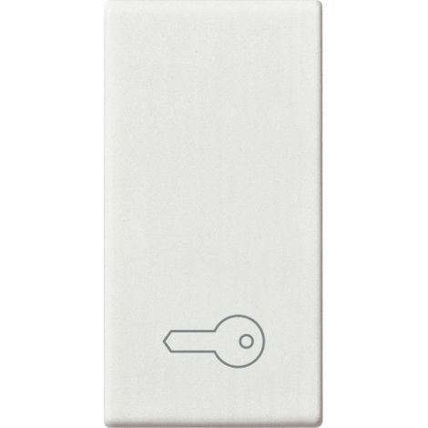 Tasto 1M simbolo CHIAVE bianco vimar plana 14021.L