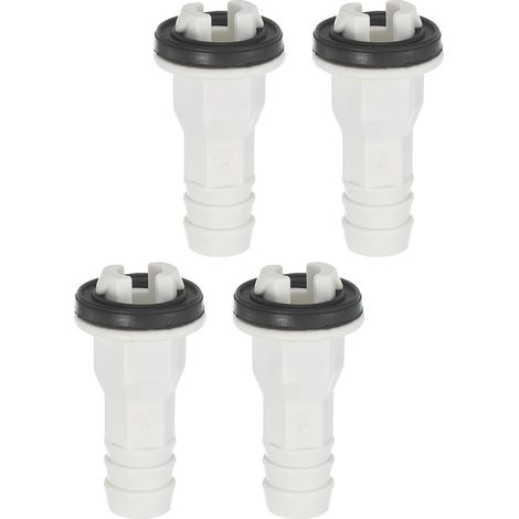 4Pcs Raccords de tuyau de vidange pour climatiseur 15mm Blanc (1/5)