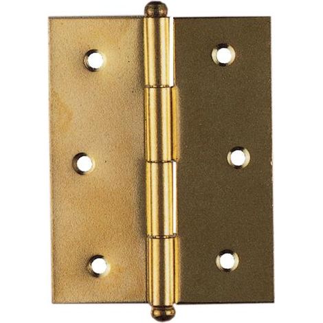 cerniera ottonata mm 50x40 con perno sfilabile accessori per infissi e porte ase