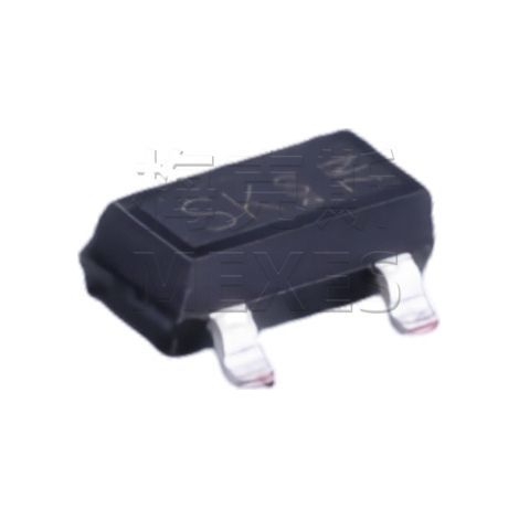 BSS138NH6327 SKS screen printed, N channel MOSFET chip 60V 230MA SOT-23, electronic component, 5 units.