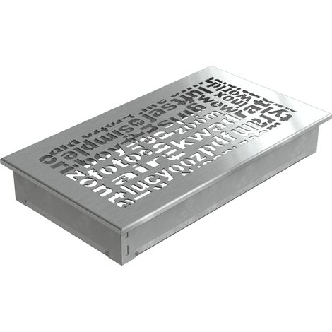 Lüftungsgitter ABC 17x30 Edelstahl (1/3)