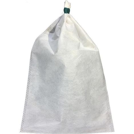 Lot de 20 sacs de protection pour raisins - Avec cordon de serrage - Pour le jardin - Protection contre les guêpes, les oiseaux et autres insectes - Blanc - 24 x 38 cm (1/5)
