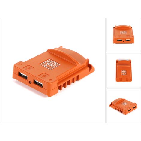 FEIN 92604201020 - Adaptateur USB pour batterie AUSB 12-18 V USB Adaptateur USB pour batterie, Accessoire, Accessoires généraux (1/5)
