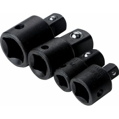 Jeu d'Augmentateurs et Réducteurs Adaptateur à Cliquet Adaptateurs Réducteurs Pour Douilles et Embouts Triomphe 4pcs 1/2" 1/4" 3/8" Pillote (1/4)