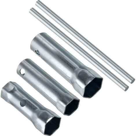 Clé à Bougie d'Allumage pour Moto à Double Extrémité, 16mm 21mm 17/19mm, Douille à Longue Portée avec Barre - Applications : pour Automobile, 3 Pièces (1/5)