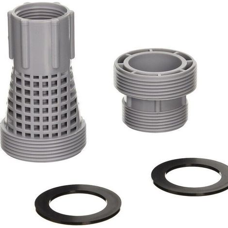 Intex und Bestway 58254 Langes und kurzes Filteradapter-Schnittstellenset mit Dichtung (1/5)